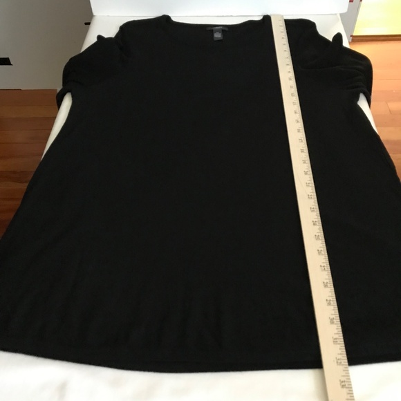 ALFANI Sweater Black with White Tulle Flowers Women’s 2X - Picture 12 of 16